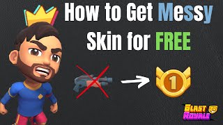 How to Get the Messy Skin in Blast Royale 100% FREE  (full guide) - 🔨 HAMMER ONLY CHALLENGE 🔨