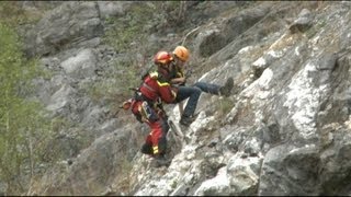 Fünf Jugendliche aus Felswand gerettet