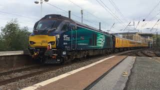 DRS 68021 thrash and 68016 on a Test Train 01/09/16