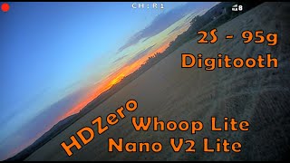 new HDZero Whoop Lite vtx & Nano V2 lite cam - 2s digitooth