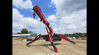 2018 UNIC URW706 SPYDERCRANE 81' Boom Spider Crane