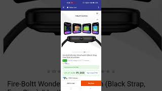 Fire-Boltt Wonder Smartwatch with BT Calling, 1.8" Display at just @RS 1,999/-