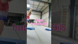 3 Beginner Front Tumbling Skills #gymnasticsskills