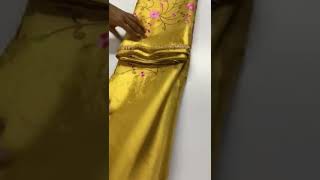 gold banarasi tissue #banarasisaree #fashion #functionwear