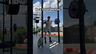 Back Squat Workout 2023_07_11