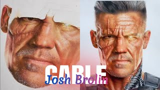 CABLE JOSH BROLIN DRAWING | DEADPOOL 2