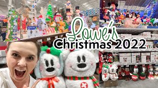 Lowe's Christmas 2022 Shop With Me | Disney Christmas Decorations | Christmas Decor 2022