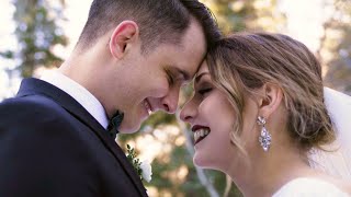 High School Sweethearts Celebrate Intimate Wedding Ceremony at The Lake House Calgary