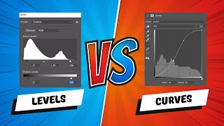 Compare Levels and Curves in Photoshop