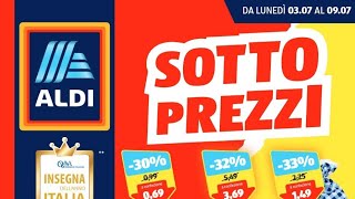 VOLANTINO - ALDI 🛒DAL 3 AL 9 LUGLIO 2023 | MILLE♡VOLANTINI  