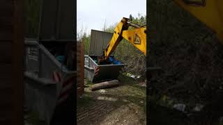 JCB 3 C 2 Garbage Compactor #shorts