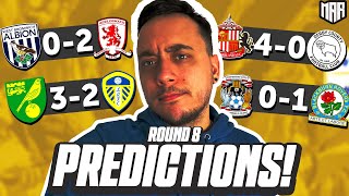 SOME POTENTIALLY HUGE UPSETS?! | Championship Predictions - Round 8