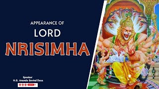 Appearance of Lord Nrisimha || H.G. Ananda Govinda Dasa || #krishna #bhakti #iskcon #nrisimha