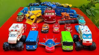 Looking for Disney Pixar Cars On the Rocky Road : Lightning Mcqueen, Chick Hicks, King, Francesco