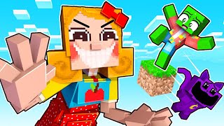 One Block Skyblock with MISS DELIGHT in Minecraft!