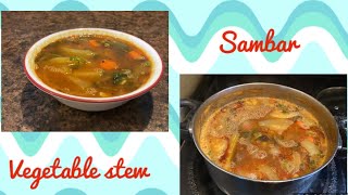 South Indian Sambar || Lentil vegetable stew