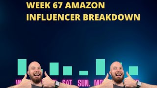 Amazon Influencer Program Week 67 Earnings Breakdown!