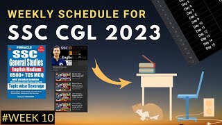 SSC CGL 2023 Strategy 📝⏰📚(For BEGINNER) | Weekly PLAN 10 📑( March 2023)📍#ssccgl #cgl2023 #ssc#2023