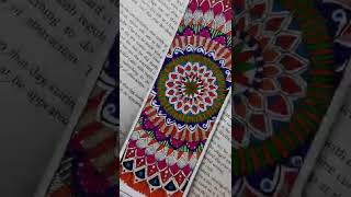 aesthetic Mandala Bookmark tutorial | #shorts #mandala #bookmark