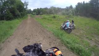 Aussie Rides Husqvarna on Canadian Farm's MX and Enduro track