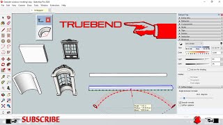 Sketchup 2020 Plugin - TrueBend