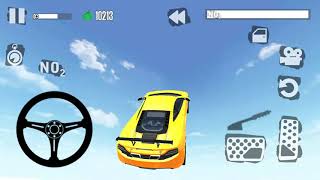 Real Car Driving Simulator - Yellow Sport Car Stunts Drift Simulator - Android Gameplay 3D