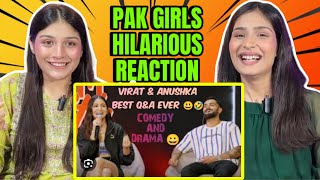 VIRAT & ANUSHKA BEST QNA EVER | PAKISTANI GIRLS REACTION