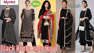 Black Kurta Sets Under Rs.1000/-  | Bollywood Designer Kurta Sets