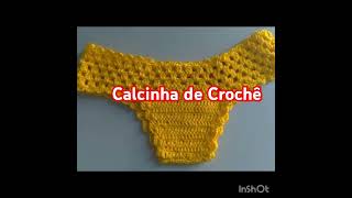 #passoapassodecroche  Calcinha de Crochê