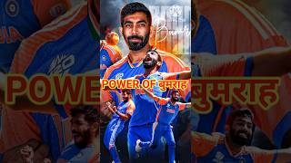 POWER OF JASPREET BUMRAH |#jaspritbumrah #t20worldcup2024