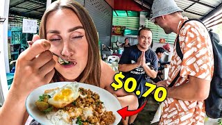 $0.70 Thai Food in Thailand 🇹🇭 The CHEAPEST Thai Meals We’ve Ever Had!