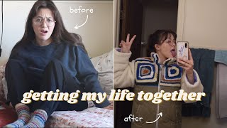 getting my life together vlog | cute outfit, good food, chat about goals and career success