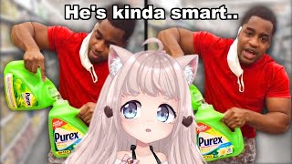 Walmart hates him! | Vtuber Fuwa Reacts to Daily Dose of Internet & Great Big Story