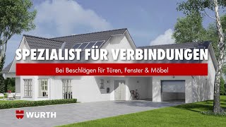 Beschläge für Türen, Fenster & Möbel, Verbindungen von Würth