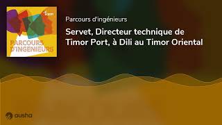 Servet, Directeur technique de Timor Port, à Dili au Timor Oriental