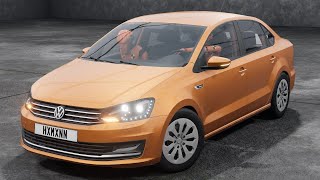 Volkswagen Polo: необычный краш-тест с манекенами в BeamNG.drive