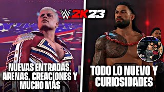 WWE 2K23: TODO LO NUEVO, Curiosidades, Entradas, MyGM, Creaciones, Arenas y mas! | Sebastian Cage