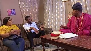 Ibrahim charter on set, with ireti osayemi and digboluja