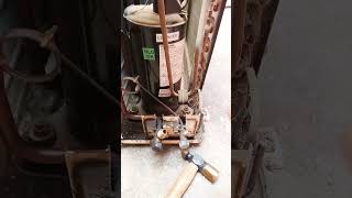 outdoor unit gas leakage problem solve