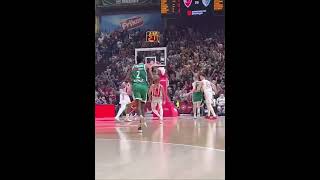 Vildoza 3-pointer crazy fans Zvezda vs Zalgiris. #zvezda #basketball #zalgiris #euroleague #delije