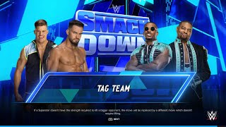 A-Town-Down Under VS The Street Profits - SMACK DOWN - WWE 2K24