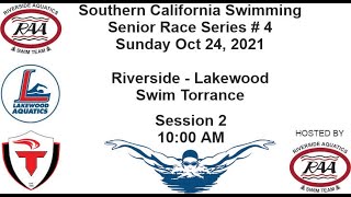 Southern California Swimming Senior Race Series # 4