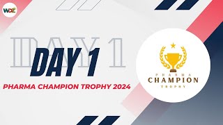 Saksham XI vs NOCC Rising Star Pharma Champions Trophy Season 1 " 2024  II DAY 1 II WDZ LIVE