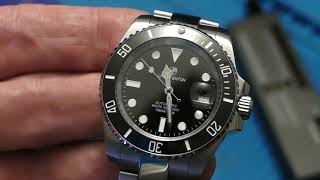 Lacz Denton Rolex Submariner Homage watch review