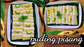 punya pisang dan santan dibikin ini aja!! resep puding pisang yang enak