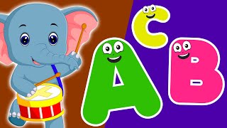 ABC Phonic Song - Toddler Learning Video Songs, A for Apple, Nursery Rhymes, Kids Songs, ABCD Song