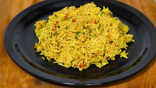 Plain pulao | Simple pulao recipe | Tiffin box recipe | Breakfast recipe | less oil recipe |