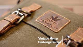 Greenburry Umhängetasche Vintage Hemp 5928