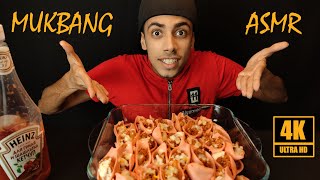 | MUKBANG ASMR | pasta parmesan 🥟🥠