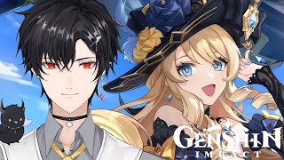 【GENSHIN IMPACT】Navia Story Quest Rosa Multiflora Chapter: Act 1【Leo 레오 Hyeong】| VTuber EN